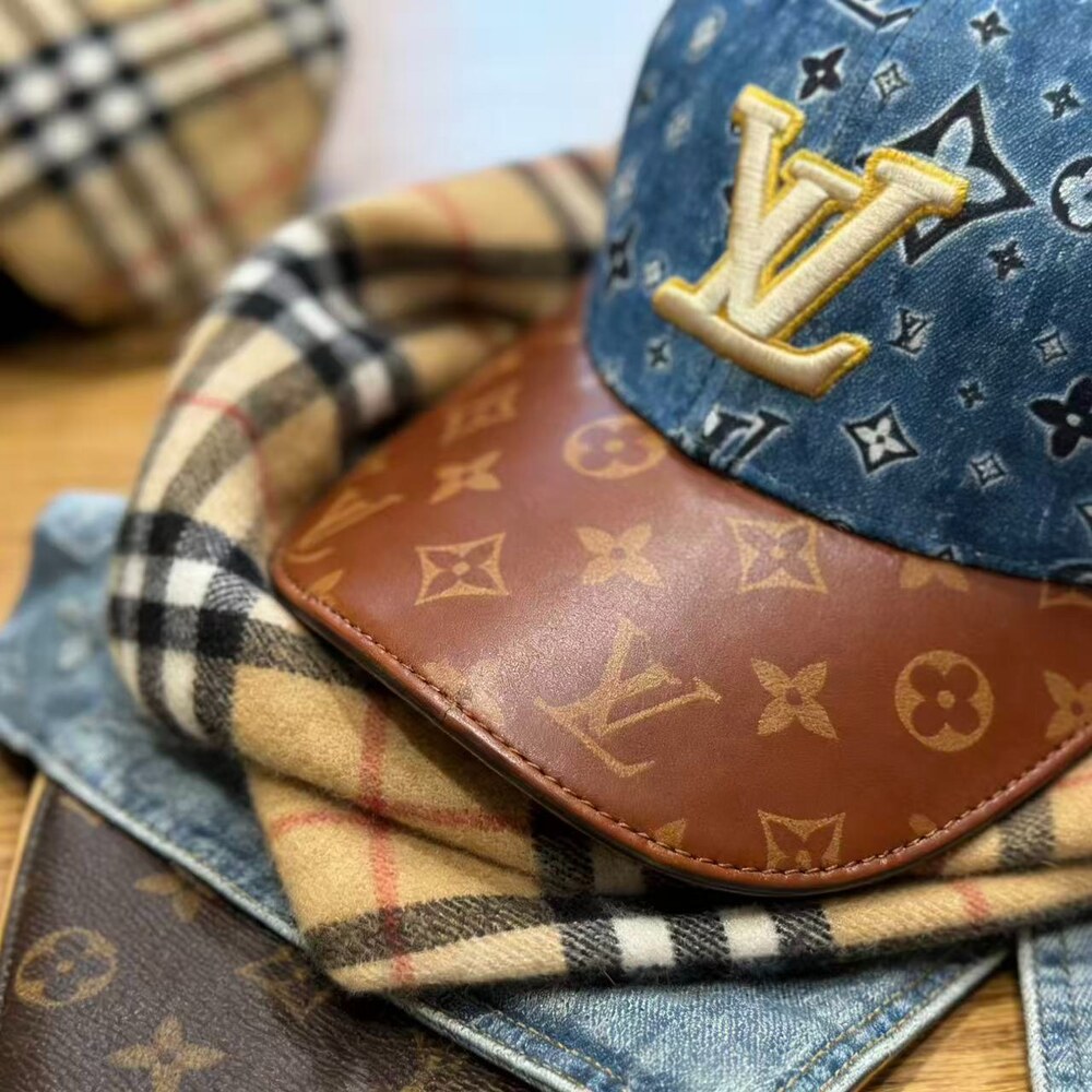 Louis Vuitton TwoTone Denim Baseball Cap - Picture 2 of 4
